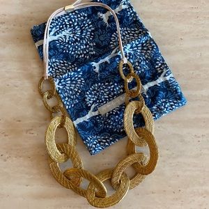 Beautiful Golden Grass Necklace